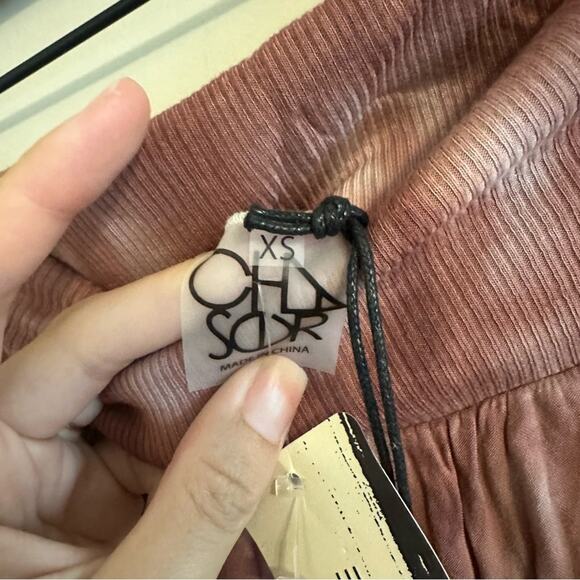 Chaser NWT Stretch Silky Tie Dye Midi Skirt Size XS - Picture 5 of 5